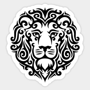 Royal Lion Face Sticker